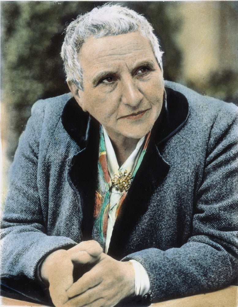 Gertrude Stein Oil Over Photograph Fine Art Print – 1942