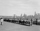 Brooklyn Heights People on Promenade Benches Fine Art Print