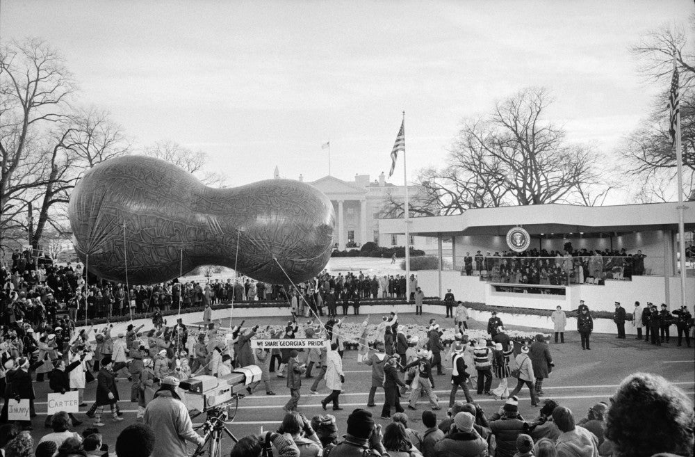 Carter Inauguration Parade Photograph - Georgia Peanut Balloon by Marion Trikosko