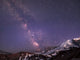 Milky Way Over Mt. Rainier Fine Art Print by Gary Luhm