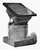 Egypt: Rosetta Stone Display Table Line Engraving Print by Granger Collection