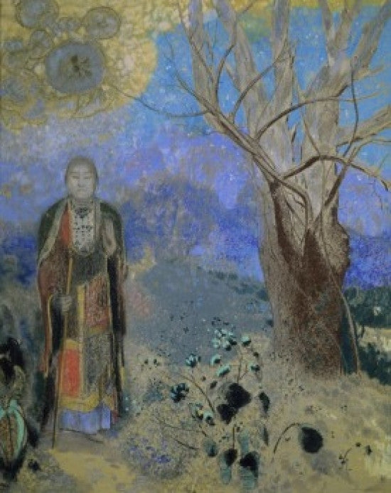 The Buddha Fine Art Print by Odilon Redon - Musee d'Orsay