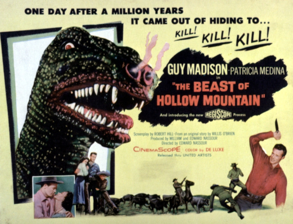 The Beast of Hollow Mountain 1956 Movie Poster Print