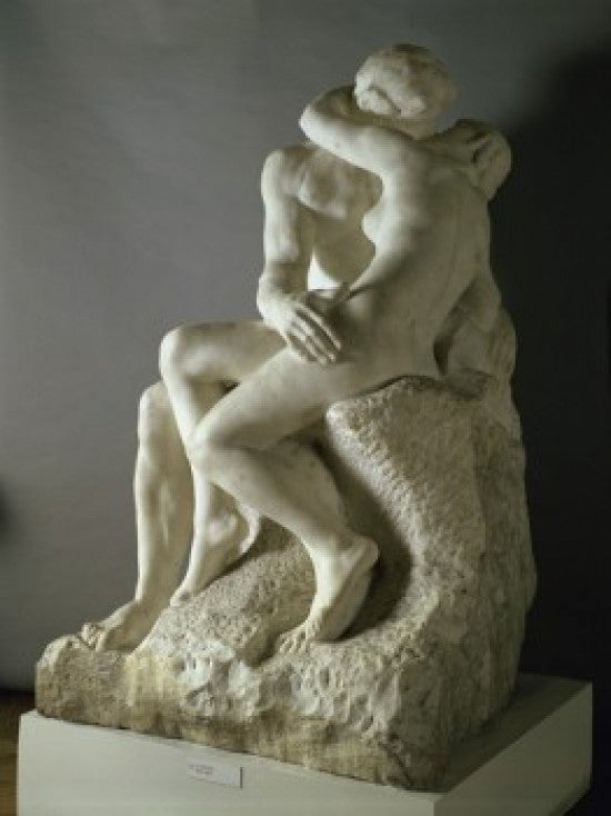 The Kiss Art Print by Auguste Rodin - 8x10 Poster