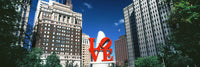 Fountain in Love Park Fine Art Print - Philadelphia, PA