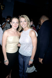 Britney Spears & Melissa Joan Hart at 'Drive Me Crazy' Premiere - Photo Print
