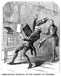 John Marshall Chief Justice Wood Engraving Print | Posterazzi