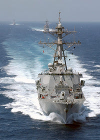 USS Donald Cook Guided Missile Destroyer Fine Art Print by Stocktrek Images