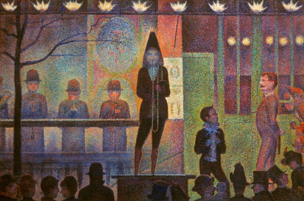 Seurat: La Parade Fine Art Print by Georges Seurat