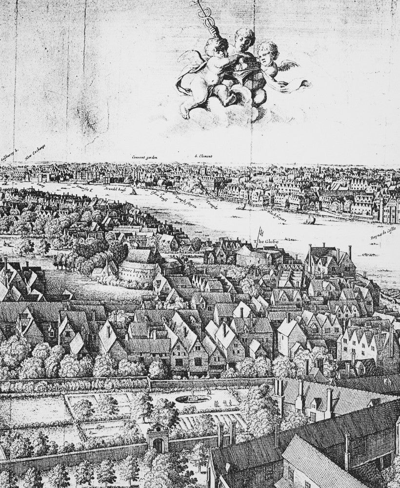 View of London 1647 Fine Art Print by Granger Collection