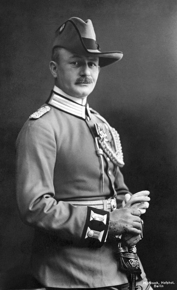 Paul Von Lettow-Vorbeck German Soldier Fine Art Print - 1919