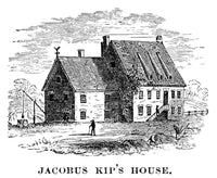 New York Kip House Fine Art Print - Historic Wood Engraving