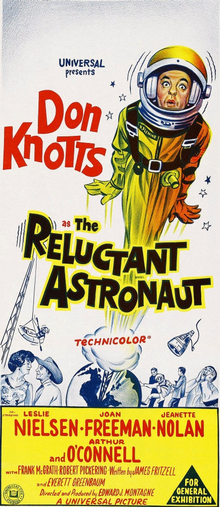 The Reluctant Astronaut Movie Poster Art Featuring Don Knotts (1967)