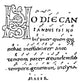 Medieval Music Manuscript Print - 'Hodie Cantandus' by Tutilo