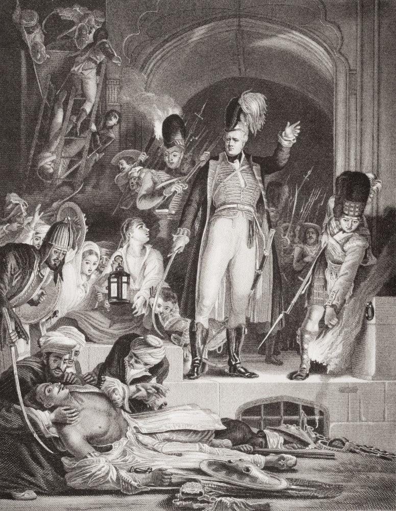 Sir David Baird Discovering Tippoo Sultan's Body – Fine Art Print