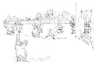 Potter's Snowball Fight Fine Art Print by Beatrix Potter
