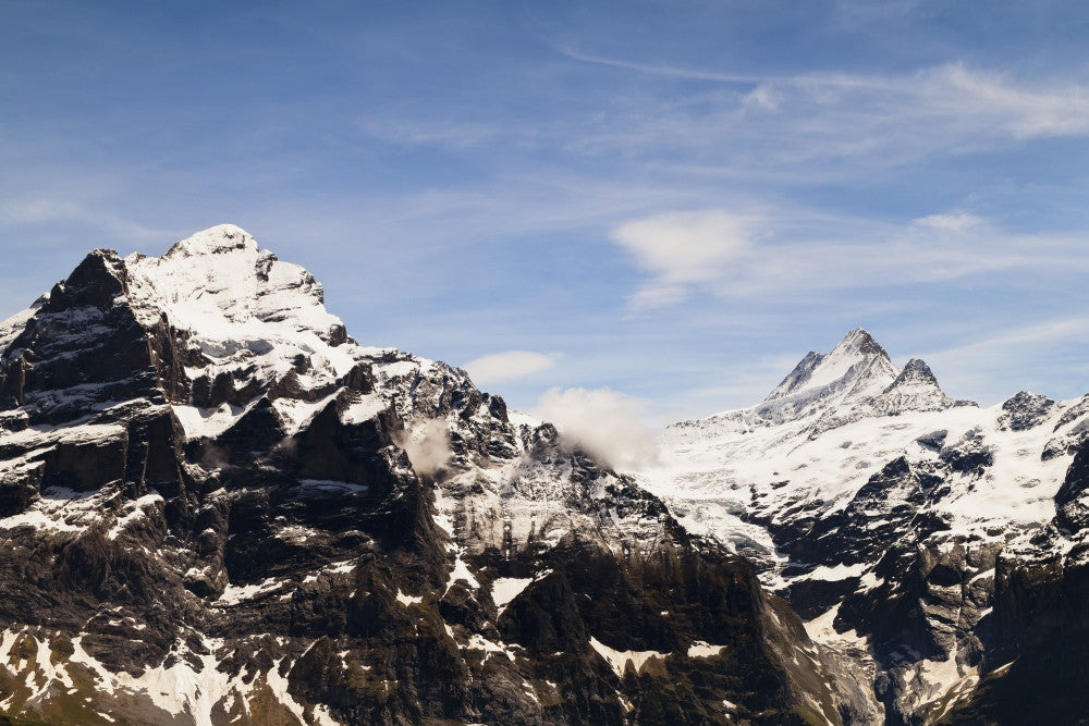 View of Monch and Jungfrau from First Fine Art Print