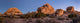 Rock Formations with Juniper and Joshua Trees Poster Print - Joshua Tree National Park, California