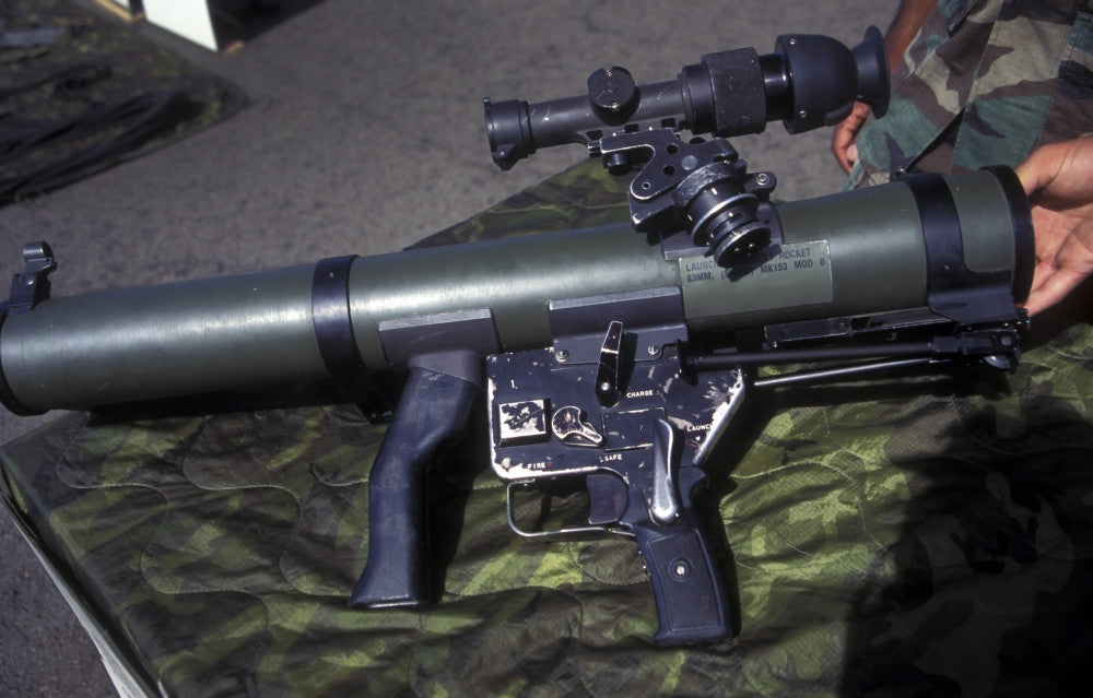 MK 153 MOD 0 83mm Assault Rocket Launcher Fine Art Print