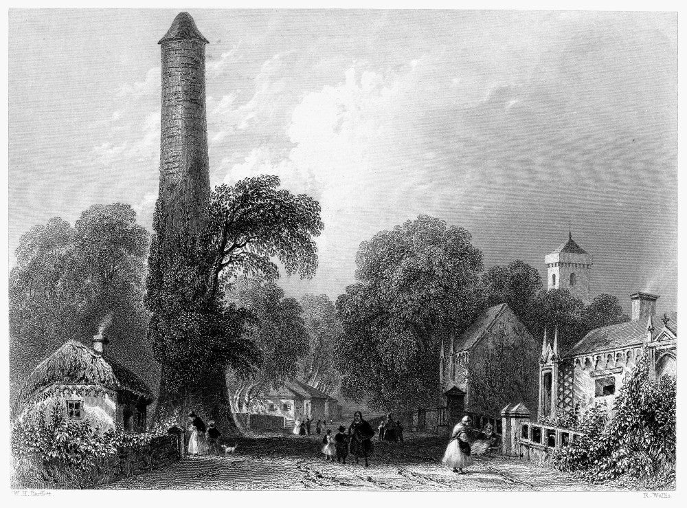 View of Clondalkin Village, Ireland, C1840 Steel Engraving Poster Print by Granger Collection