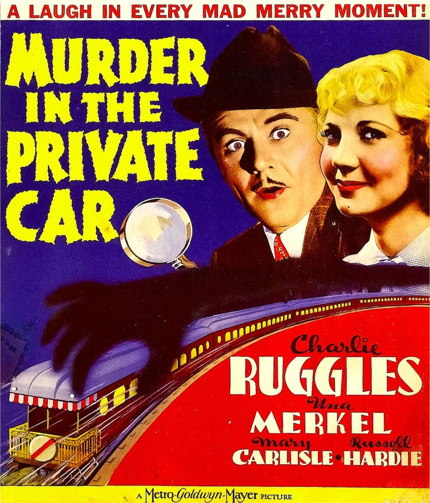 Murder In The Private Car Window Card 1934 Movie Poster Print