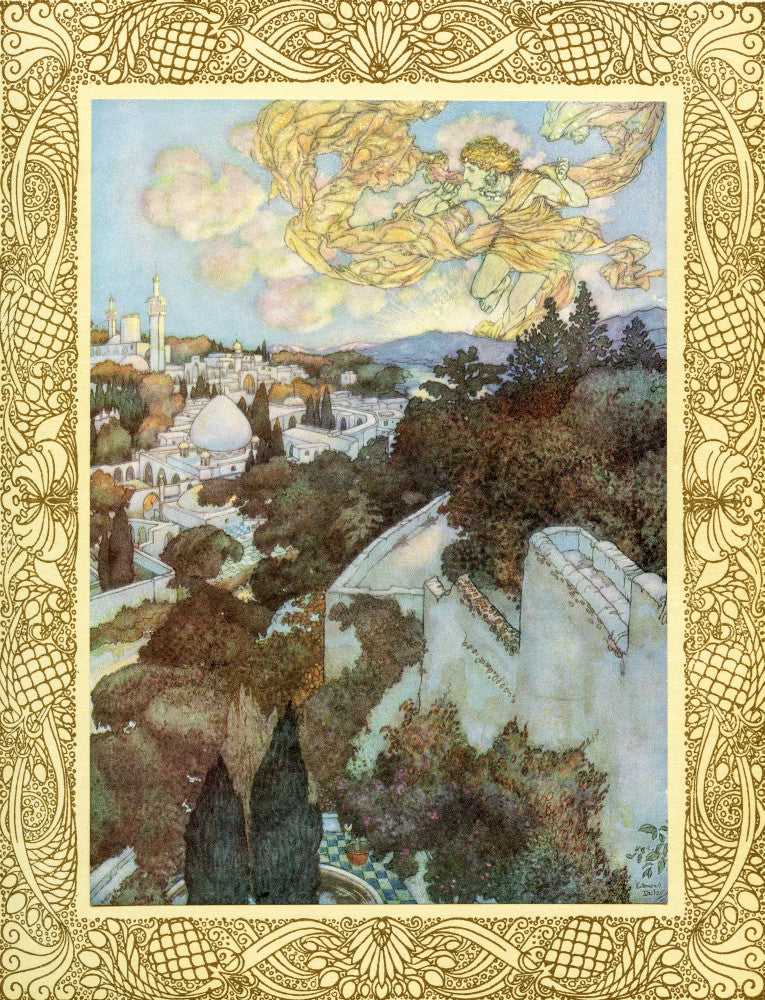 Wake! for the Sun Behind Eastern Height Illustration by Edmund Dulac | Fine Art Print