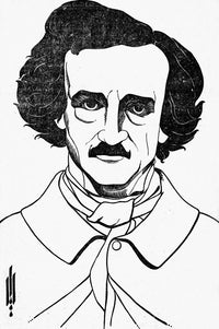 Edgar Allan Poe Fine Art Print by Aubrey Beardsley