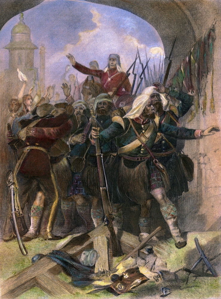 The Relief of Lucknow: Sepoy Rebellion 1857 Fine Art Print by Granger Collection