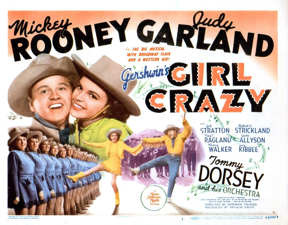 Girl Crazy Movie Poster Fine Art Print by Everett Collection