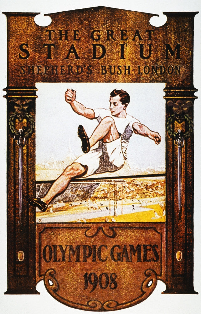 Olympic Games 1908 Official Poster Print by Granger Collection