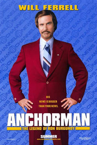 Anchorman: The Legend of Ron Burgundy Movie Poster (11x17)