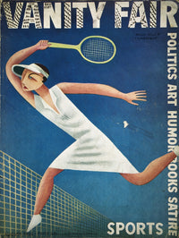 Vanity Fair 1932 Cover Art Print Featuring Helen Wills Caricature