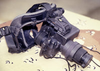 Night Vision Goggles Underwater Transition Poster Print by Michael Wood