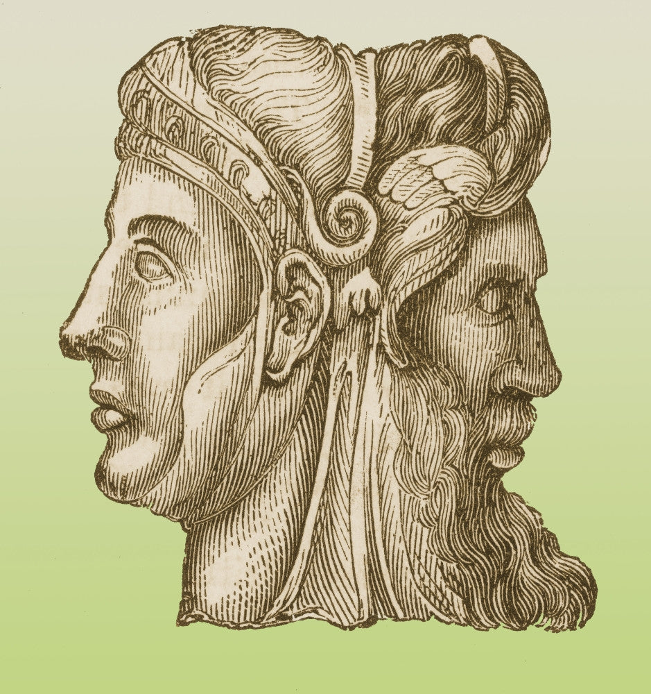 Janus, Roman God Fine Art Print by Science Source