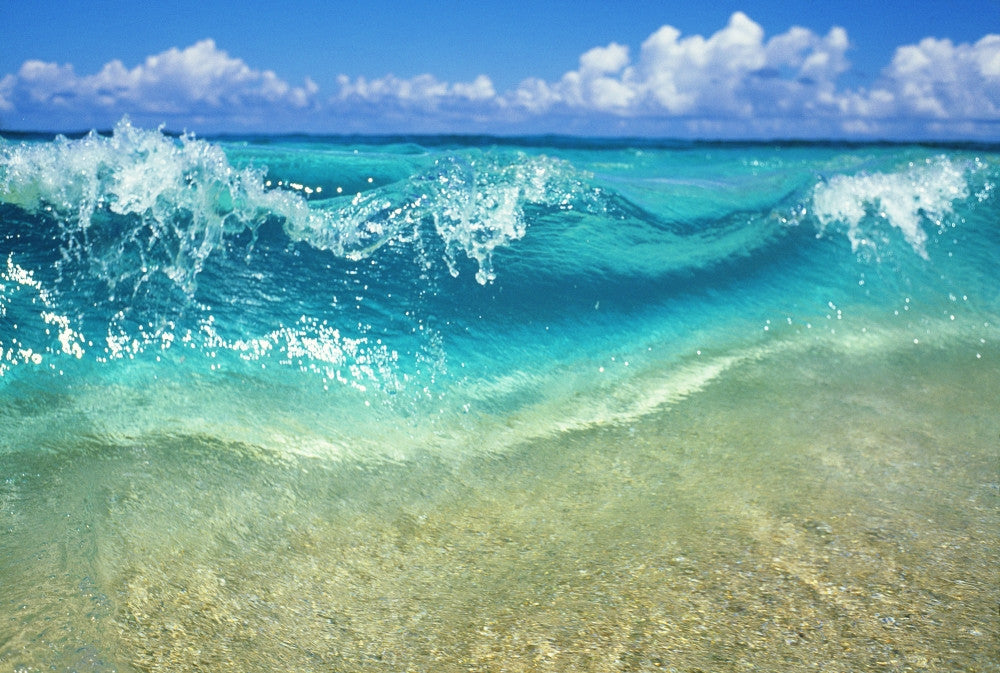 Crystal Clear Turquoise Water on Sandy Shore Fine Art Print