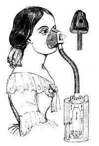 Chloroform Inhaler Fine Art Print - 1858 Illustration