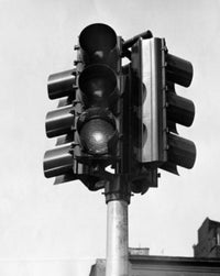 Low Angle View of a Traffic Light Fine Art Print