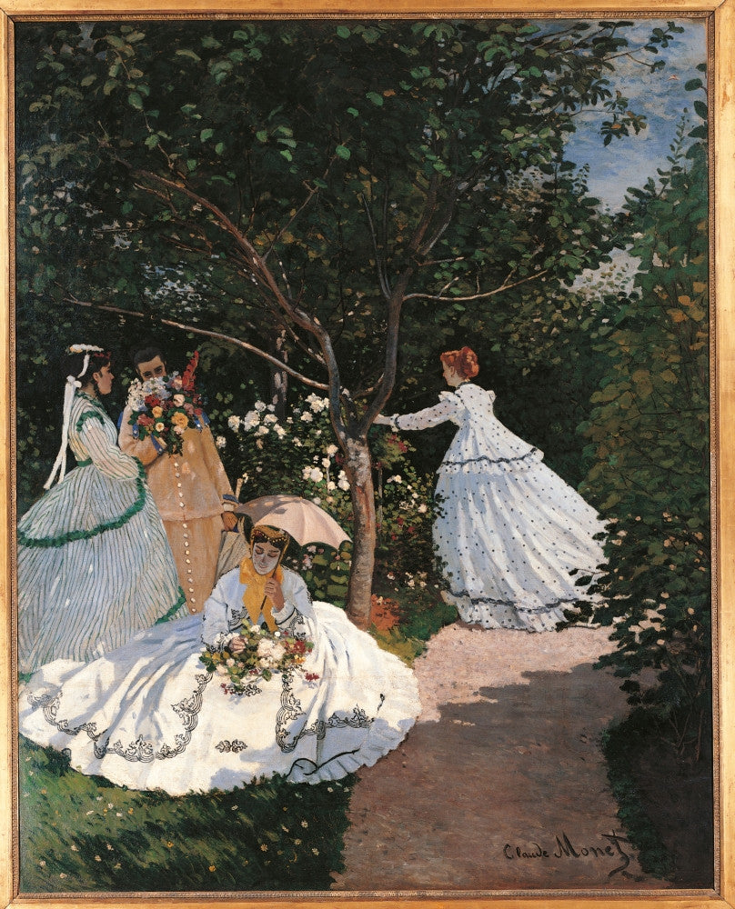 Women In The Garden Fine Art Print by Everett Collection