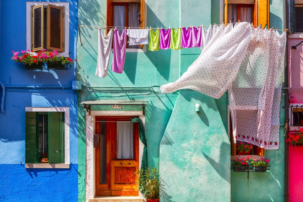 Italy, Burano Colorful House Exterior Fine Art Print by Jaynes Gallery