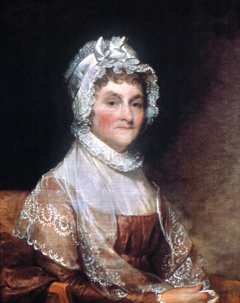 Abigail Adams Oil on Canvas Fine Art Print by Gilbert Stuart
