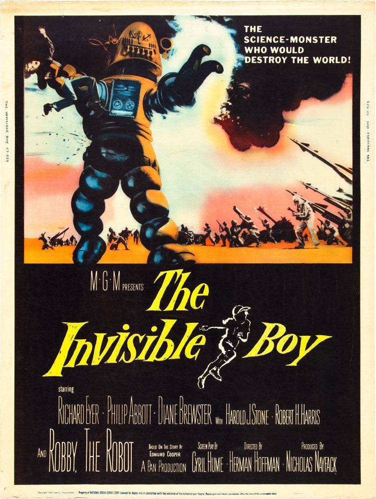 The Invisible Boy Movie Poster Masterprint (1957) | Posterazzi