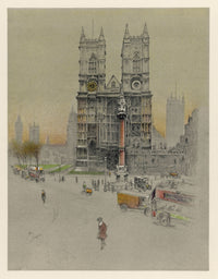 Westminster Abbey 1924 Fine Art Print | Posterazzi