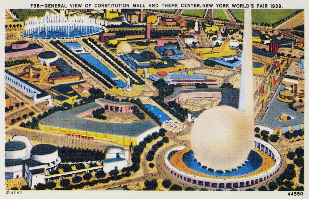 New York World's Fair 1939 Constitution Mall Poster Print by Granger Collection