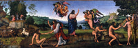 Creation and Fall of Man Fine Art Print by Mariotto Albertinelli