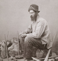 Montana Gold Rush Fine Art Print - Gold Miner by Science Source