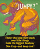 Jumpy Elephant Incentive Poster Print by Mather