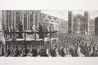 The Execution of King Charles I Fine Art Print - Historical Artwork by Allan Fea
