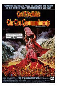 The Ten Commandments Movie Poster - 11 x 17