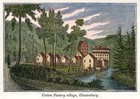 Textile Mill Fine Art Print - Hartford Manufacturing Co. 1837