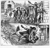 Shays' Rebellion 1786 Wood Engraving Poster Print by Granger Collection